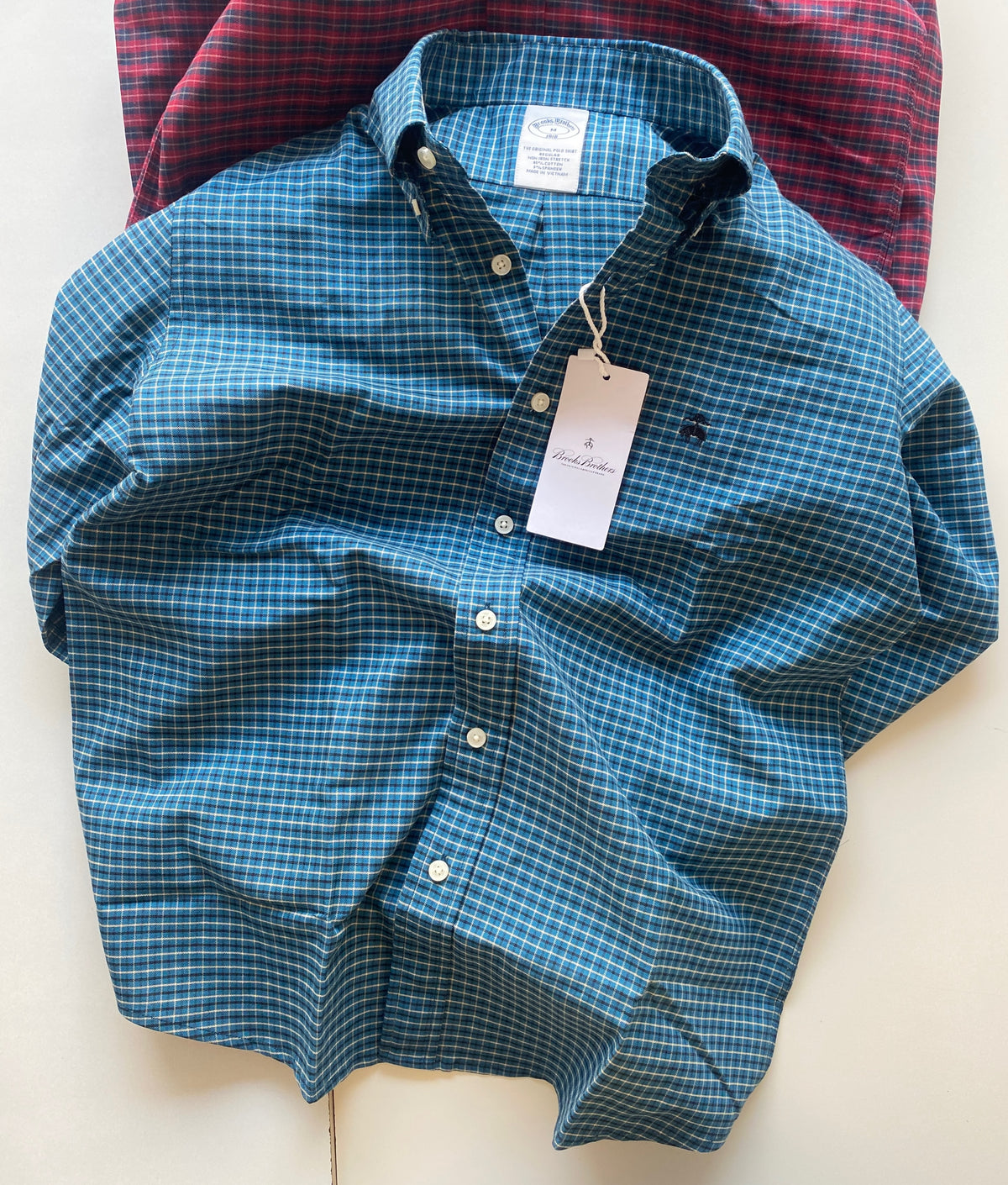 Maroon Micro-Check Everyday Shirt