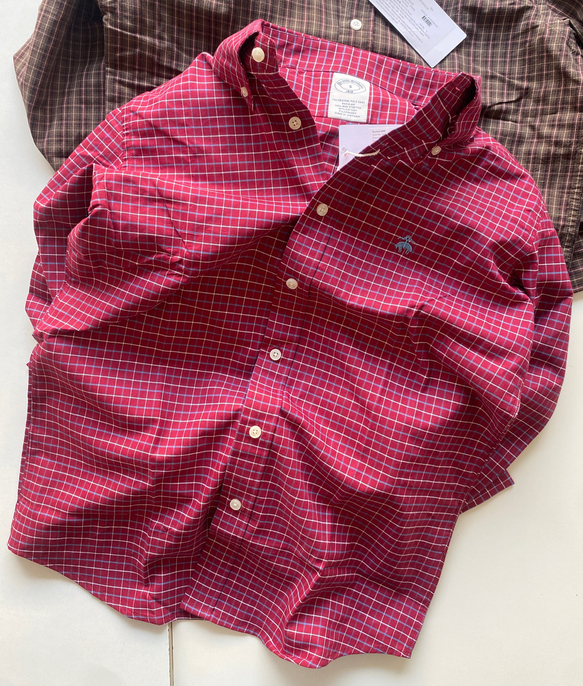 Maroon Micro-Check Everyday Shirt