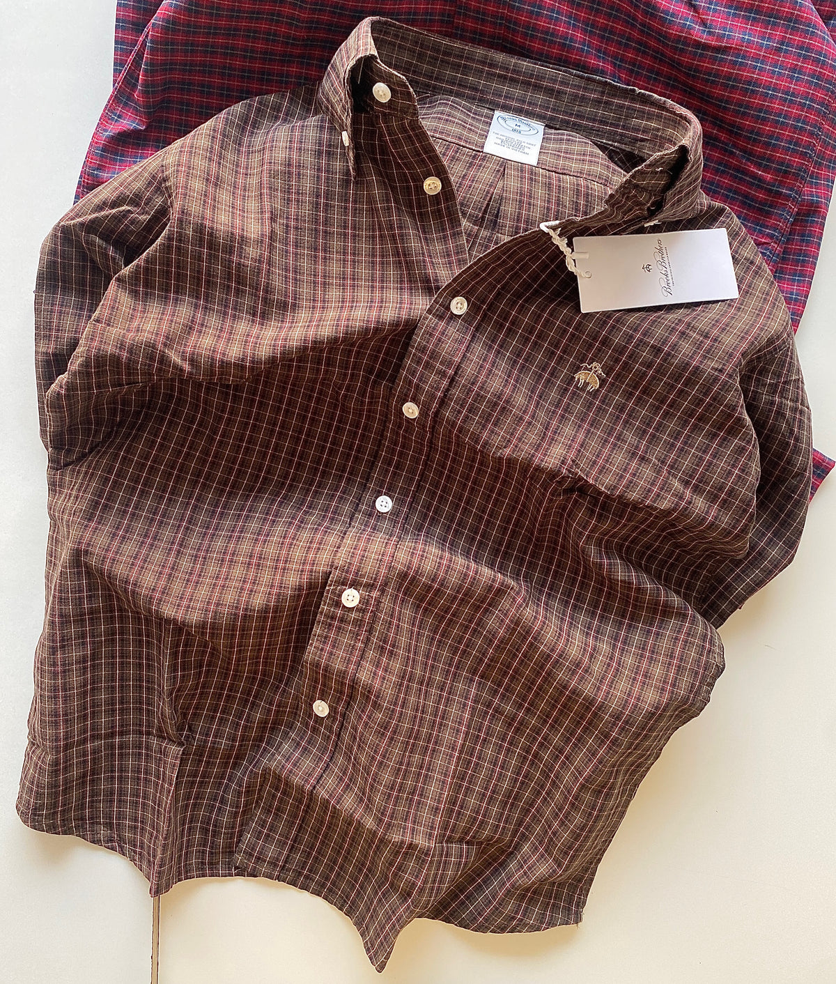 Maroon Micro-Check Everyday Shirt