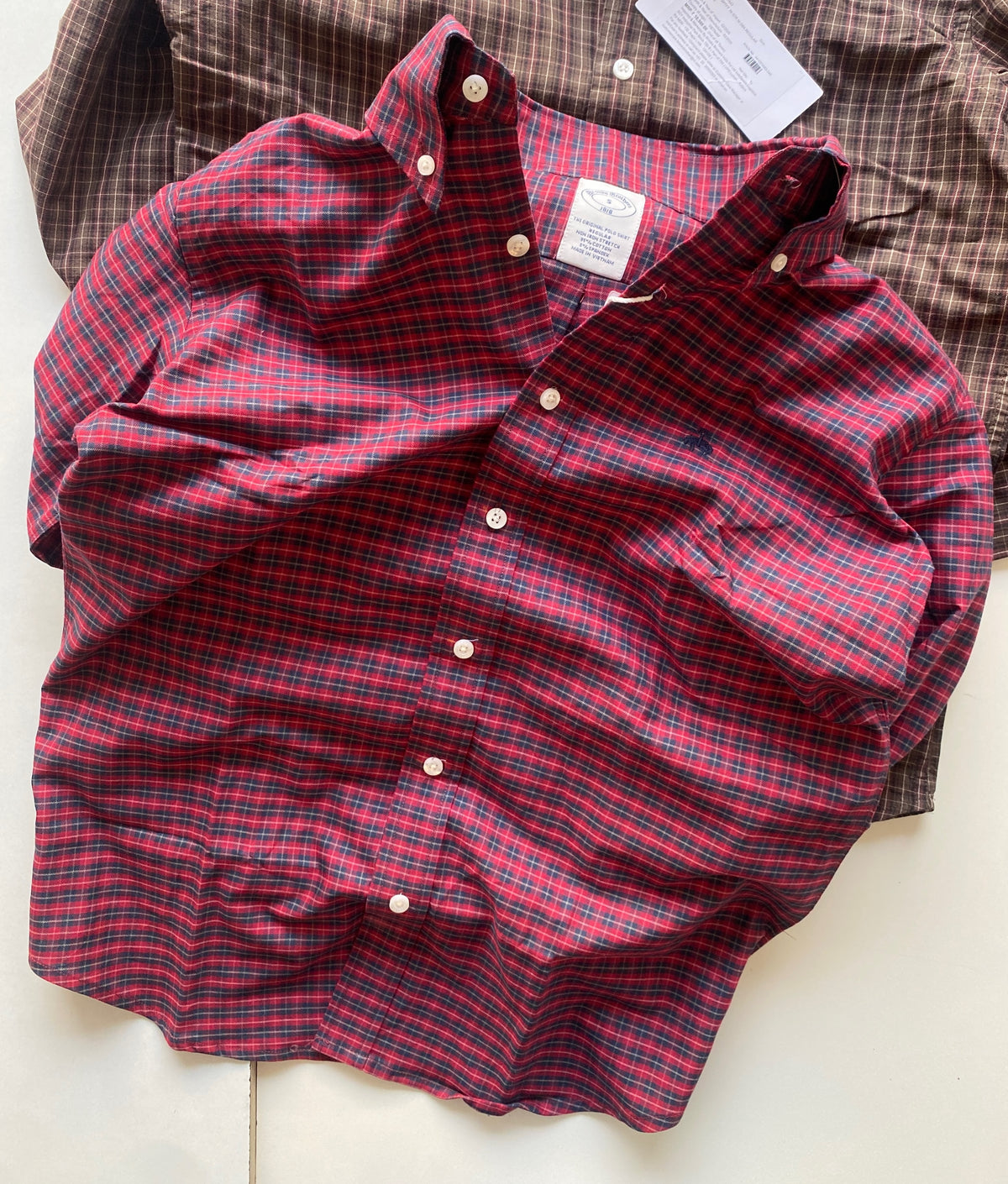 Maroon Micro-Check Everyday Shirt